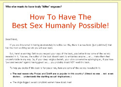 Killer Orgasms: How to Have The Best Sex Humanly Possible