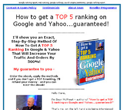 How to get a TOP 5 ranking on Google and Yahoo...guaranteed