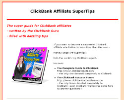 ClickBank Affiliate SuperTips
