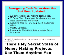 Emergency Cash Generators