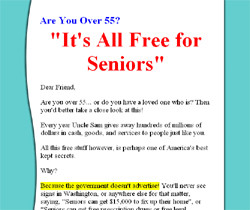 Free for Seniors