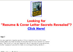 Resume and Cover Letter Secrets Revealed