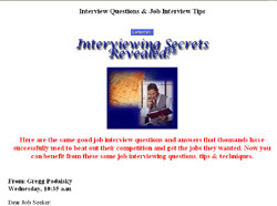 Interviewing Secrets Revealed Guide