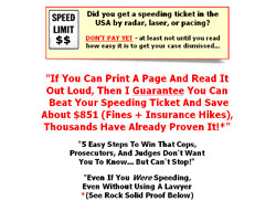 Case Dismissed : How To Beat Your Speeding Ticket