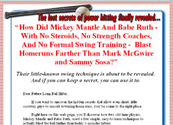 Babe Ruth's Power Home Run Secrets and Mickey Mantle's How I Hit