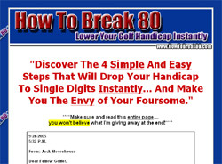 How To Break 80