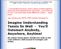 Insider Tennis Strategies And Tactics
