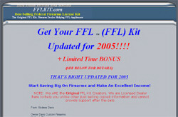 Get Your Federal Firearms License 2004