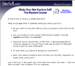 Make Your Net Auction Sell!, The Masters Course
