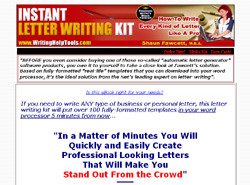 Instant Letter Writing Kit