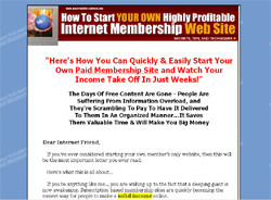 How to Start Your Own Profitable Paid Internet Website