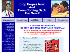 Stop Herpes Now, and From Coming Back for Good!
