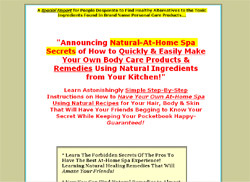 Natural Home Spa & Herbal Remedies for Hair, Body & Skin
